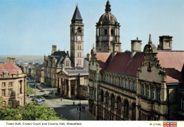 Town Hall, Crown Court And County Hall, Wakefield, Yorkshire. Unposted - Altri & Non Classificati