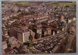 CPA - BRAINE-LE-COMTE - Vue Aérienne Du Quartier De La Gare - Parking - Rue D'Italie - Rue Du 11 Novembre - Etc...Vierge - Braine-le-Comte