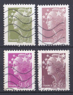 France  2000 - 2009  Y&T  N °  4342   4343   4345  Et  4346  Oblitérés - Used Stamps