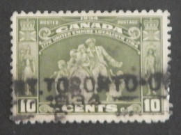 CANADA YT 171 OBLITERE " MONUMENT DES LOYALISTES" ANNÉE 1934 - Used Stamps
