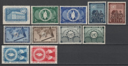 NATIONS UNIES / ONU - NEW YORK - 1952/1953 - ANNEES COMPLETES ** MNH - COTE = 38.5 EUR - Nuevos