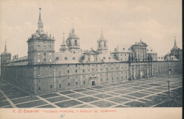 EL ESCORIAL  FACHADA PRINCIPAL Y ANGULO DEL SEMINARIO - Madrid