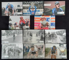 Cyclisme , 11 CP Serie Paris Roubaix 2024 Avec Van Der Poel , Merckx & Hinault - Cyclisme