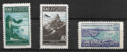 TURKEY 1950 Airmail, ICAO MnH - Poste Aérienne