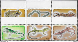 1986 Fiji Reptiles And Amphibians 6v. MNH S.G. N. 741/46 - Otros & Sin Clasificación