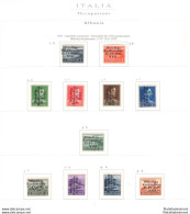 1939 ALBANIA , Occupazione Italiana , N° 1/11 ,  Assemblea Costituente , 11 Val - Autres & Non Classés