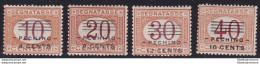 1919 Pechino, Segnatasse N° 9/12 MLH*  NON EMESSI - Sonstige & Ohne Zuordnung