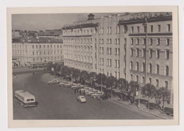 Soviet Union USSR Russia Sowjetunion LENINGRAD - SAINT PETERSBURG Oktiabrskaya Hotel, Old Cars, 1950s Postcard AK /49000 - Russie