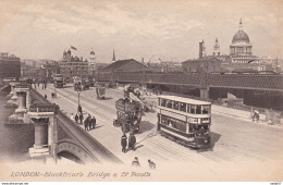 Blackfriars Bridge & St Pauls Tramway - Tram
