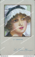 Cc38 Cartolina Art Deco Donnina Lady Donna Cupido Illustratore Artist Lalorraine - Andere & Zonder Classificatie