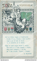 Ar635 Cartolina Trieste Pola Fiume Trento Rovereto Versi R.murari - Publicidad