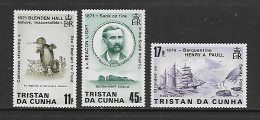 TRISTAN DA CUNHA 1987 NAUFRAGES-BATEAUX  YVERT N°403/405 NEUF MNH** - Schiffe