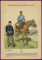 MECKLENBURG SCHWERIN Knötel, Uniformenkunde, Band V. No. 31: Mecklenburg Schwerin, Dragoner Und Musketier Von 1866, Farb - 4. 1789-1914