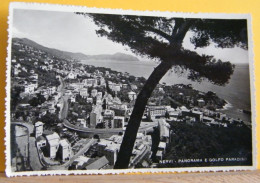 (NER4) NERVI - PANORAMA E GOLFO PARADISO - VIAGGIATA - Genova (Genua)