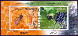 MONTENEGRO - CRNA GORA - EUROPA GASTRONOMY - Used - 2005 - Montenegro