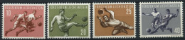 LIECHTENSTEIN 322-25 **, 1954, 1. Sportserie, Prachtsatz, Mi. 64.- - Other & Unclassified
