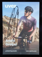 Cyclisme , Carte Andre GREIPEL Signee - Uvex 2024 - Radsport