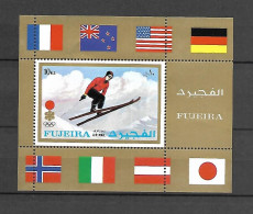 Fujeira 1972 Olympic Winter Games 1924-1972 - Posters MS MNH - Inverno1972: Sapporo