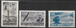 TURKEY 1954 Airmail, Airplanes  MNH - Airmail