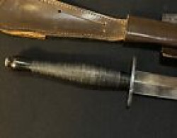 Coltello Da Commando Britannico Della Seconda Guerra Mondiale - 2° Modello Fairbairn-Sykes - USA Seconda Guerra Mondiale - Knives/Swords