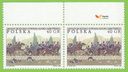 Voyo POLAND Polish Regiment Of Napoleon's Light Horse Guards  1996 Mi#3611 X 2 ** MINT  Pair - Unused Stamps