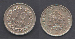 Romanie 10 Bani Anno 1954 România Romania Steel + Nickel Coin Rif. K 84.2 - Albanien