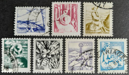 Bresil Brasil Brazil 1976 Série Courante Yvert 1199 1200 1201 1202 1203 1204 1205 O Used - Used Stamps
