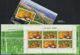 Moldova 2005 Europa, Gastronomy Booklet, Mint NH, Health - History - Nature - Food & Drink - Europa (cept) - Stamp Boo.. - Alimentation