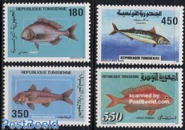 Tunisia 1991 Fish 4v, Mint NH, Nature - Fish - Peces