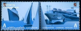 Luxemburg 2010 Ships & Navigation 2v [:], Mint NH, Transport - Ships And Boats - Unused Stamps