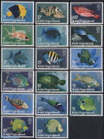 Virgin Islands 1975 Fish 17v, Mint NH, Nature - Fish - Peces