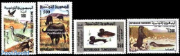 Tunisia 1994 Ichkeul National Park 4v, Mint NH, Nature - Animals (others & Mixed) - Birds - Ducks - Geese - Tunisia