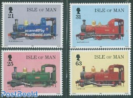 Isle Of Man 1998 125 Years Railways 4v, Mint NH, Transport - Railways - Trains