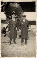 CP Carte Photo D'époque Photographie Vintage Avion Aviateur Coste Le Brix  - Sin Clasificación