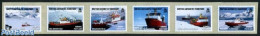 British Antarctica 2011 Research Ships 6v S-a, Mint NH, Transport - Ships And Boats - Barcos