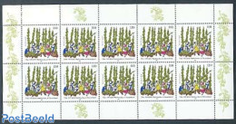 Germany, Federal Republic 1998 Hop Plantation M/s, Mint NH, Health - Nature - Various - Food & Drink - Agriculture - B.. - Ongebruikt