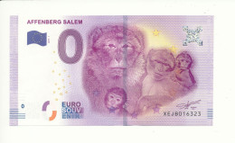 Billet Souvenir - 0 Euro - XEJB - 2017-1 - AFFENBERG SALEM - N° 16323 - Billet épuisé - Kiloware - Banknoten