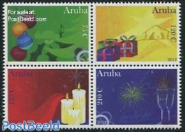 Aruba 2012 Christmas, New Year 4v [+], Mint NH, Religion - Various - Christmas - New Year - Weihnachten