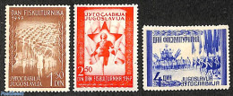 Yugoslavia 1947 Sporting Days 3v, Mint NH, Sport - Sport (other And Mixed) - Unused Stamps