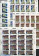 Jersey 1982 Europa 4 M/ss, Mint NH, History - Various - Europa (cept) - Maps - Géographie
