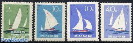 Korea, North 1965 Sailing Ships 4v, Mint NH, Sport - Transport - Sailing - Ships And Boats - Segeln
