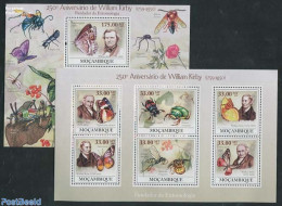 Mozambique 2009 William Kirby 2 S/s, Mint NH, Nature - Butterflies - Insects - Mozambico