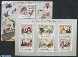 Mozambique 2009 William Kirby 2 S/s, Mint NH, Nature - Butterflies - Insects - Mosambik