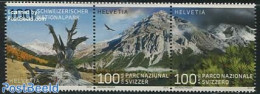 Switzerland 2014 100 Years National Parks 3v [::], Mint NH, Nature - Sport - Birds - National Parks - Mountains & Moun.. - Ungebraucht