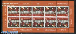 Latvia 2005 Europa, Gastronomy M/s, Mint NH, Health - History - Nature - Food & Drink - Europa (cept) - Beer - Ernährung