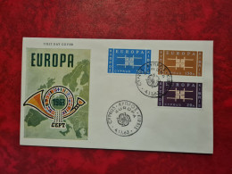 Lettre / Carte FDC CHYPRE CYPRUS EUROPA 1963 - Covers & Documents