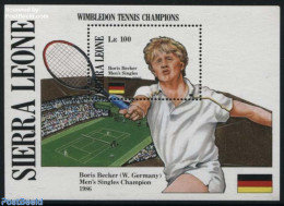 Sierra Leone 1987 Boris Becker S/s, Mint NH, History - Sport - Tennis - Tenis