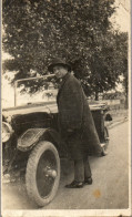 CP Carte Photo D'époque Photographie Vintage Automobile Voiture Auto Homme Mode  - Unclassified