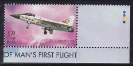 T/L India , 5r. LCA  Aero India MNH 2003, Airplane, Transport, As Scan - Neufs