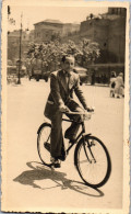 CP Carte Photo D'époque Photographie Vintage Vélo Bicyclette Cycliste  - Zonder Classificatie
